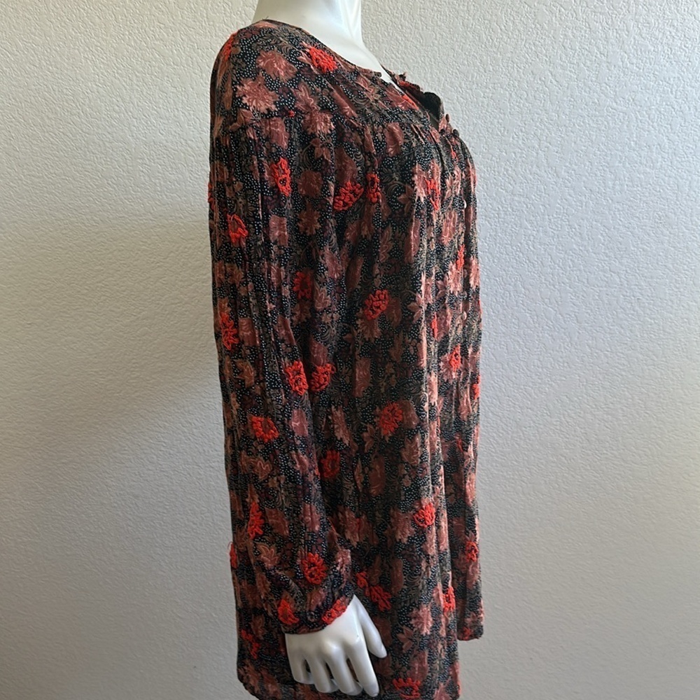 Zara Trafaluc Collection Embroidered floral Tunic Dress - Picture 7 of 10